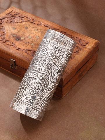 Niska Silver Oxidised Cuff Bracelet