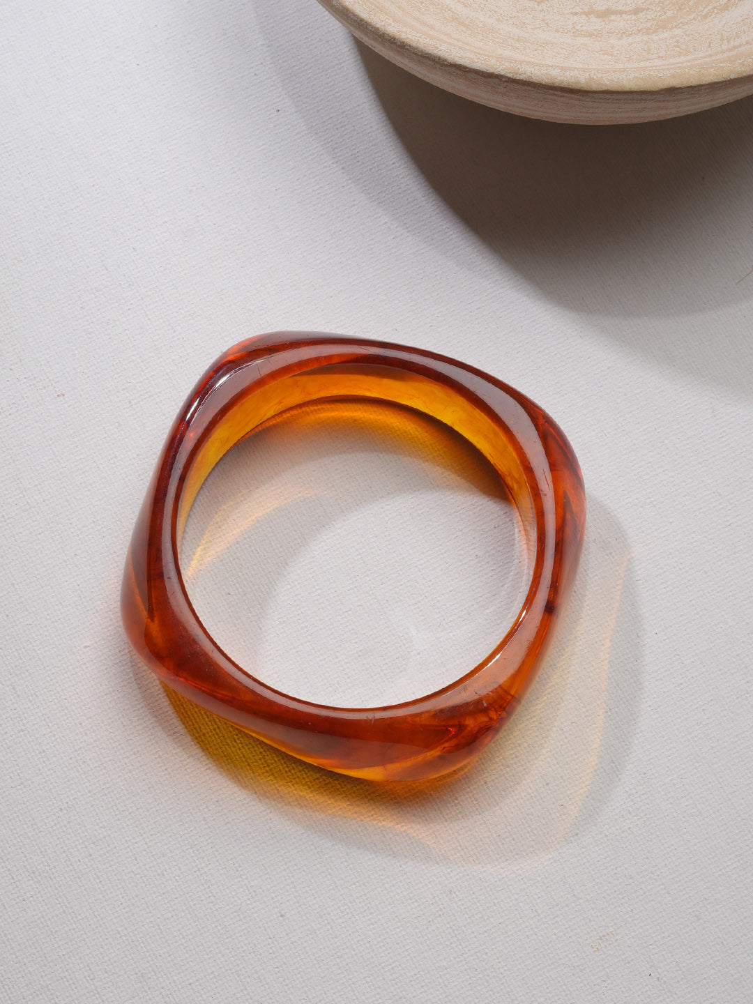 Niska Warm Ember Resin Bangle