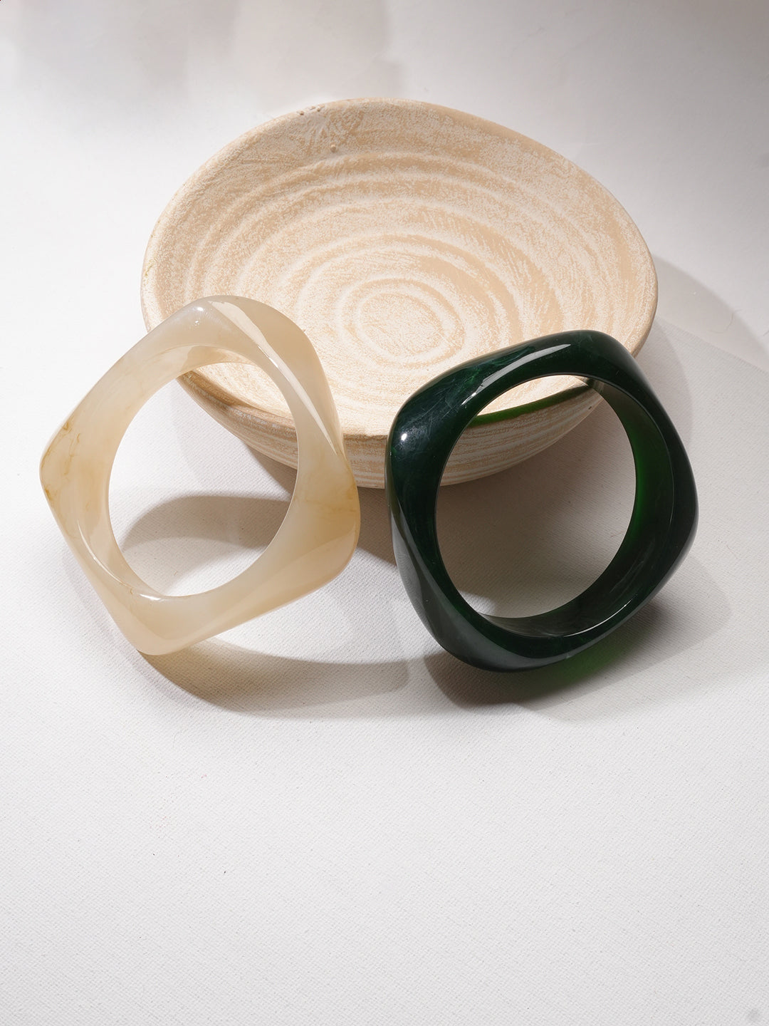 Ivory & Ember Resin Bangles