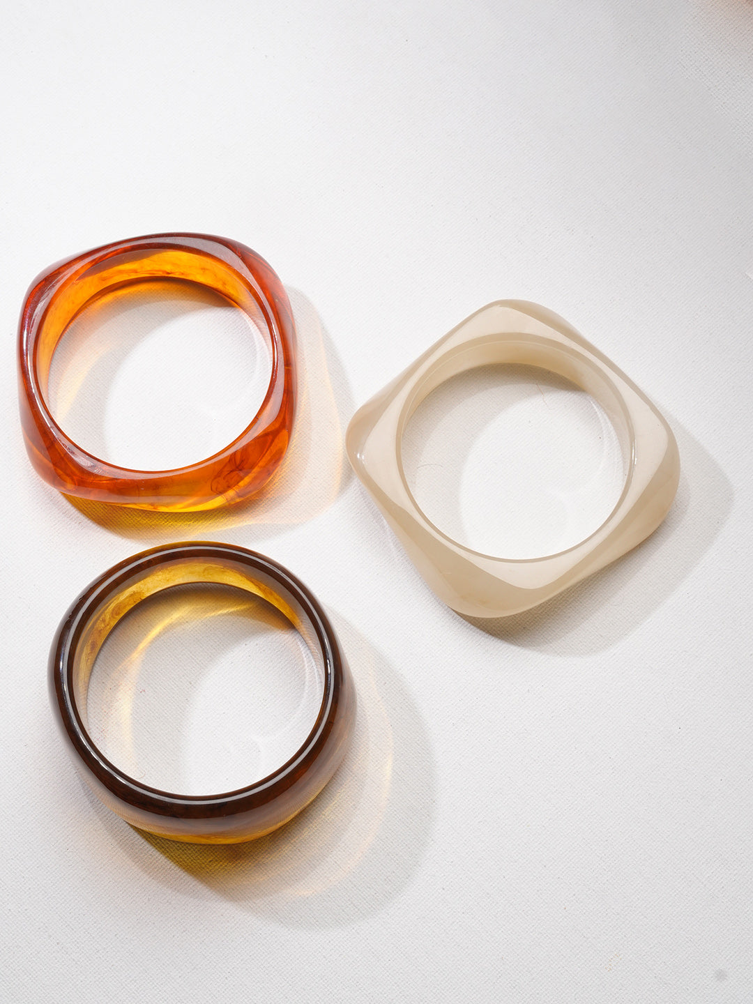 Ivory & Ember Resin Bangles