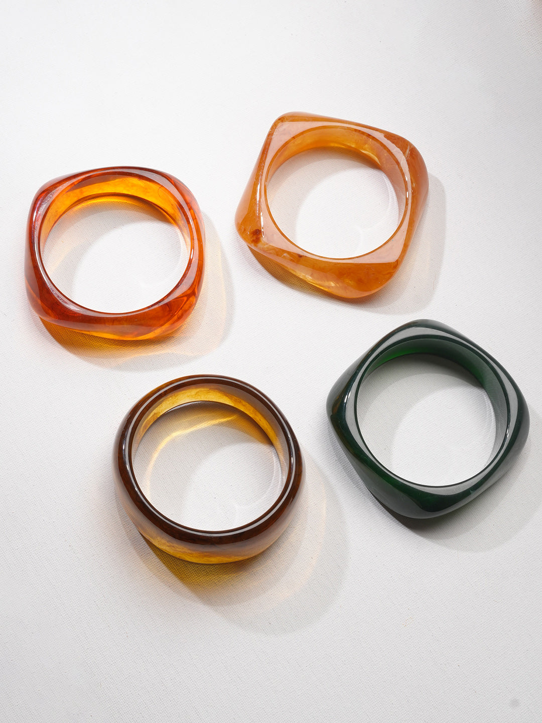 Ivory & Ember Resin Bangles