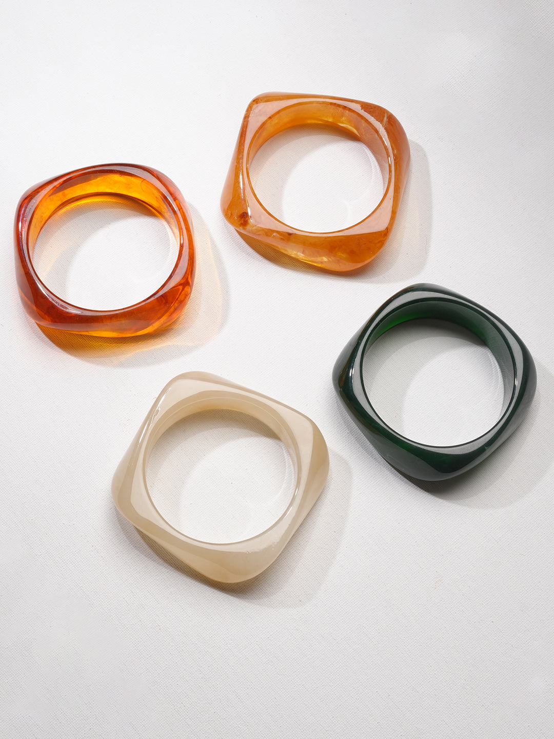 Ivory & Ember Resin Bangles
