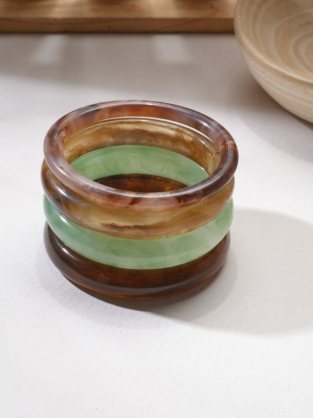 Niska Solstice Glow Statement Bangles