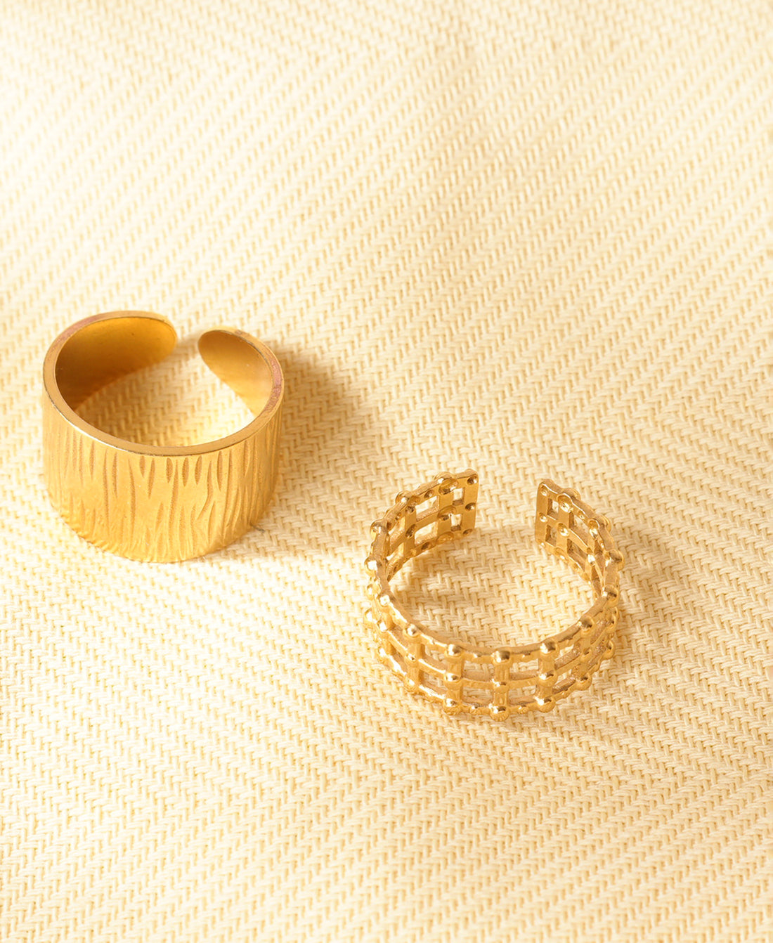 Niska GlowGuard Anti Tarnish Duo Rings