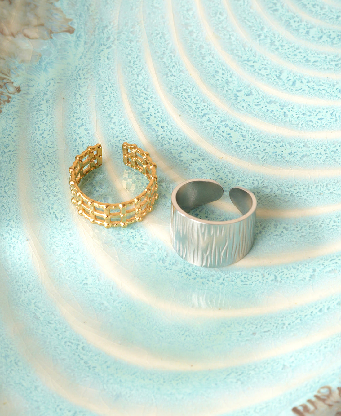 Niska Tarnish-Free Ring Duo