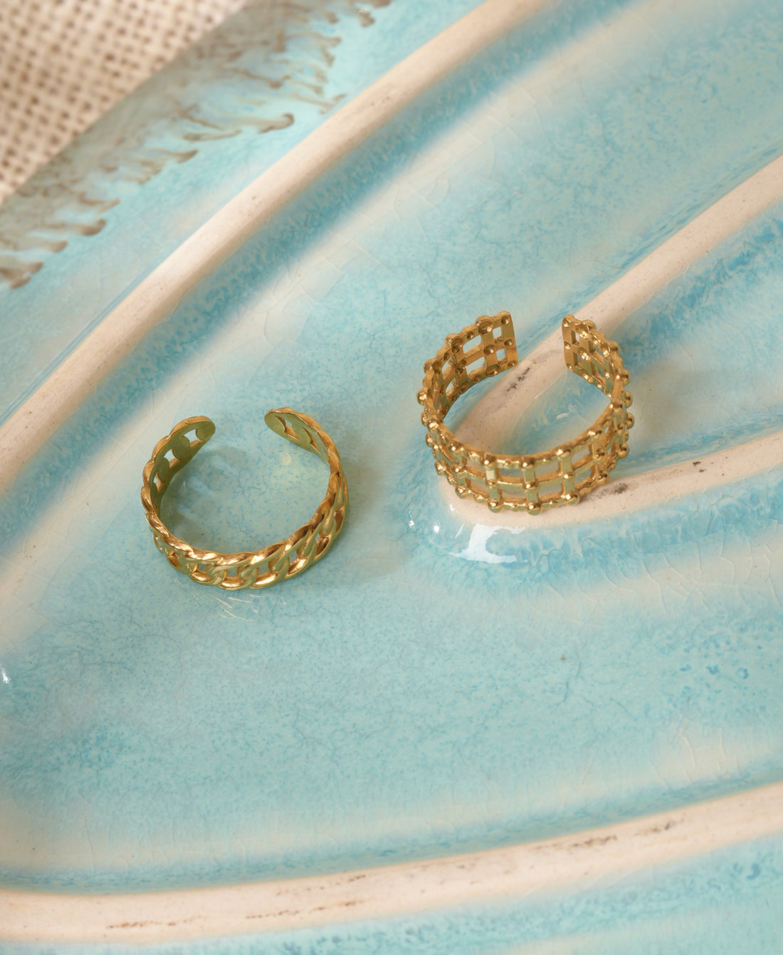 Niska Anti-Tarnish Ring Set – Pack of 2