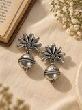 Niska AD Stone Silver Replica Jhumka Earrings ER26C10312 - product view 3