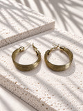 Niska gold tone multi-strand hoop earrings, view 4