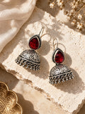 Monalisa oxidized jhumka catalog flatshot