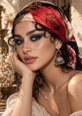 Monalisa oxidized jhumka model editorial