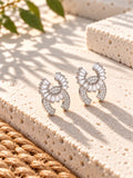 AD Stone Silver replica Fan Earrings — view 7