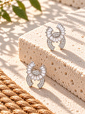 AD Stone Silver replica Fan Earrings — view 8