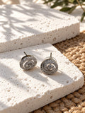 Niska Silver Replica AD Stone Spiral Stud Earrings ER26N20086 view 11