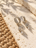 Niska Silver replica AD Stone hoop earrings – product view 7