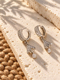 Niska Silver replica AD Stone hoop earrings – product view 11