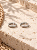Niska AD Stone Silver Replica Hoop Earrings ER26N20107 – view 10