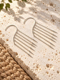 Niska Silver replica chain tassel back ear earrings product view