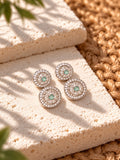 Niska AD Stone Silver Replica Drop Earrings ER26N20117 – view 3