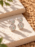 Niska AD Stone Silver Replica Drop Earrings ER26N20117 – view 6