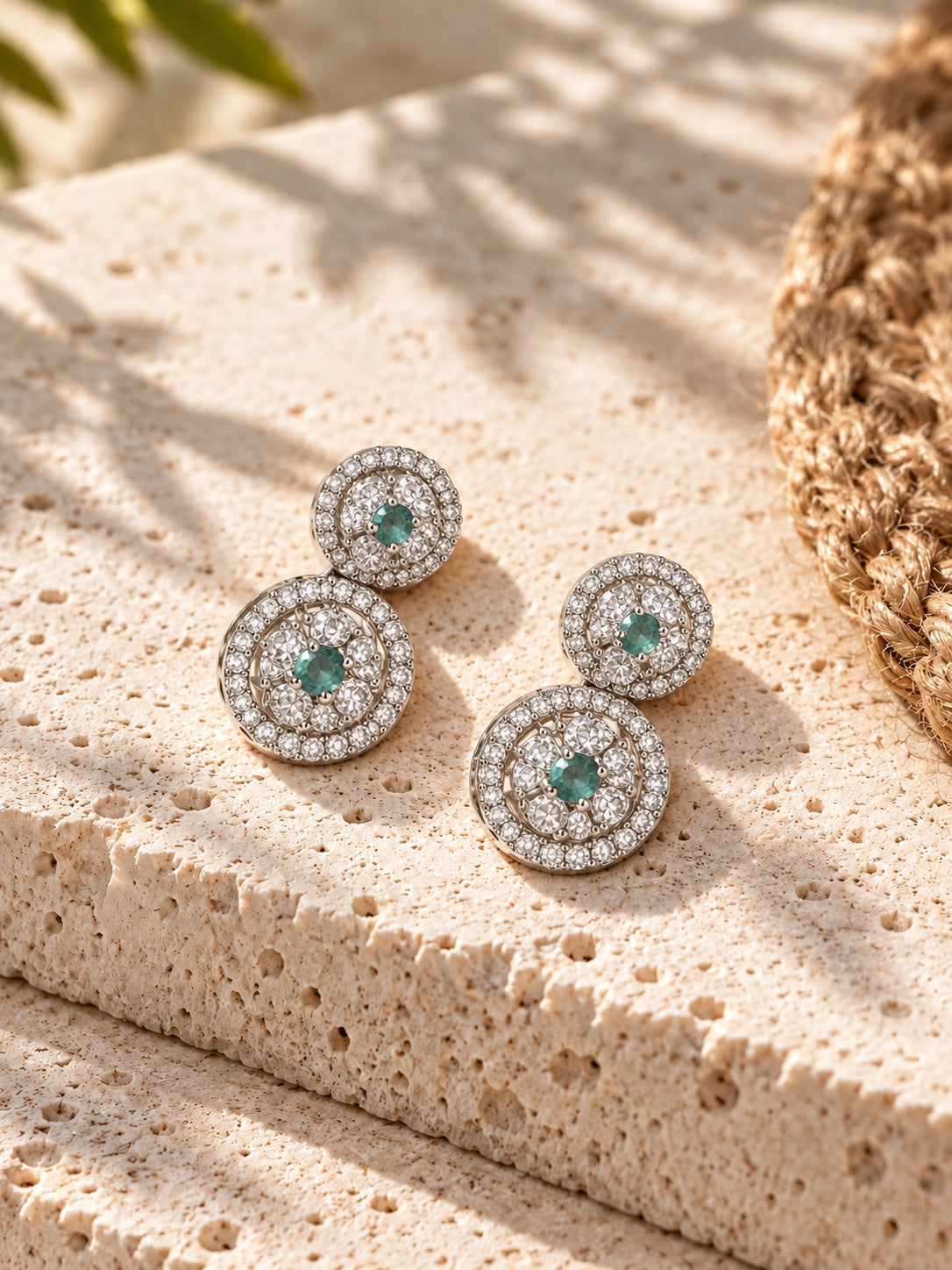Niska AD Stone Silver Replica Drop Earrings ER26N20117 – view 8