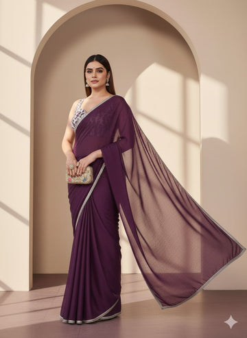 Georgette Silk Sarees Majenda