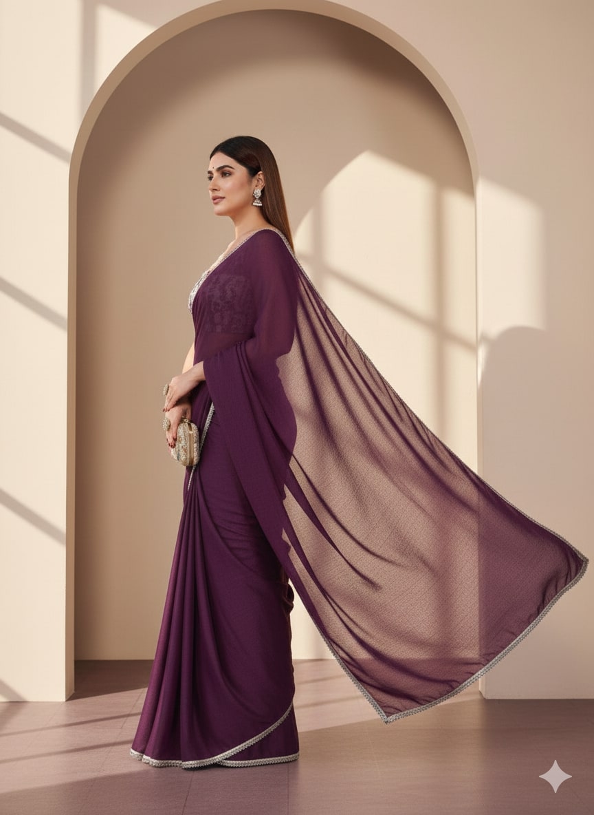 Georgette Silk Sarees Majenda