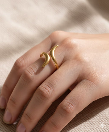 Niska Gilded Whisper Anti Tarnish Ring