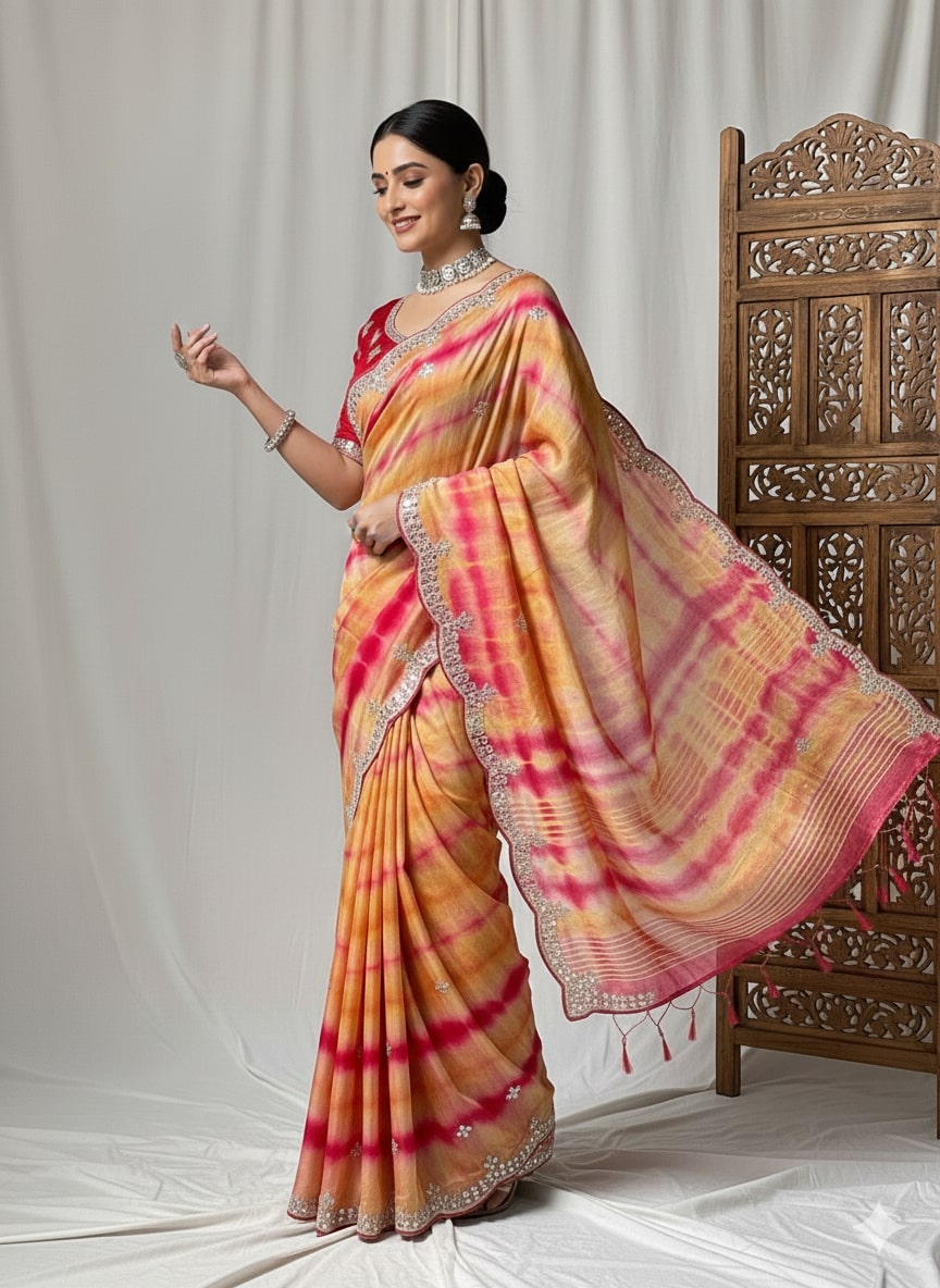 Fancy Embroidered Sarees
