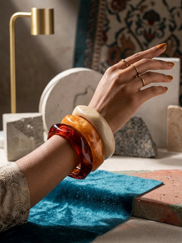 Niska Premium Resin Bangle Set