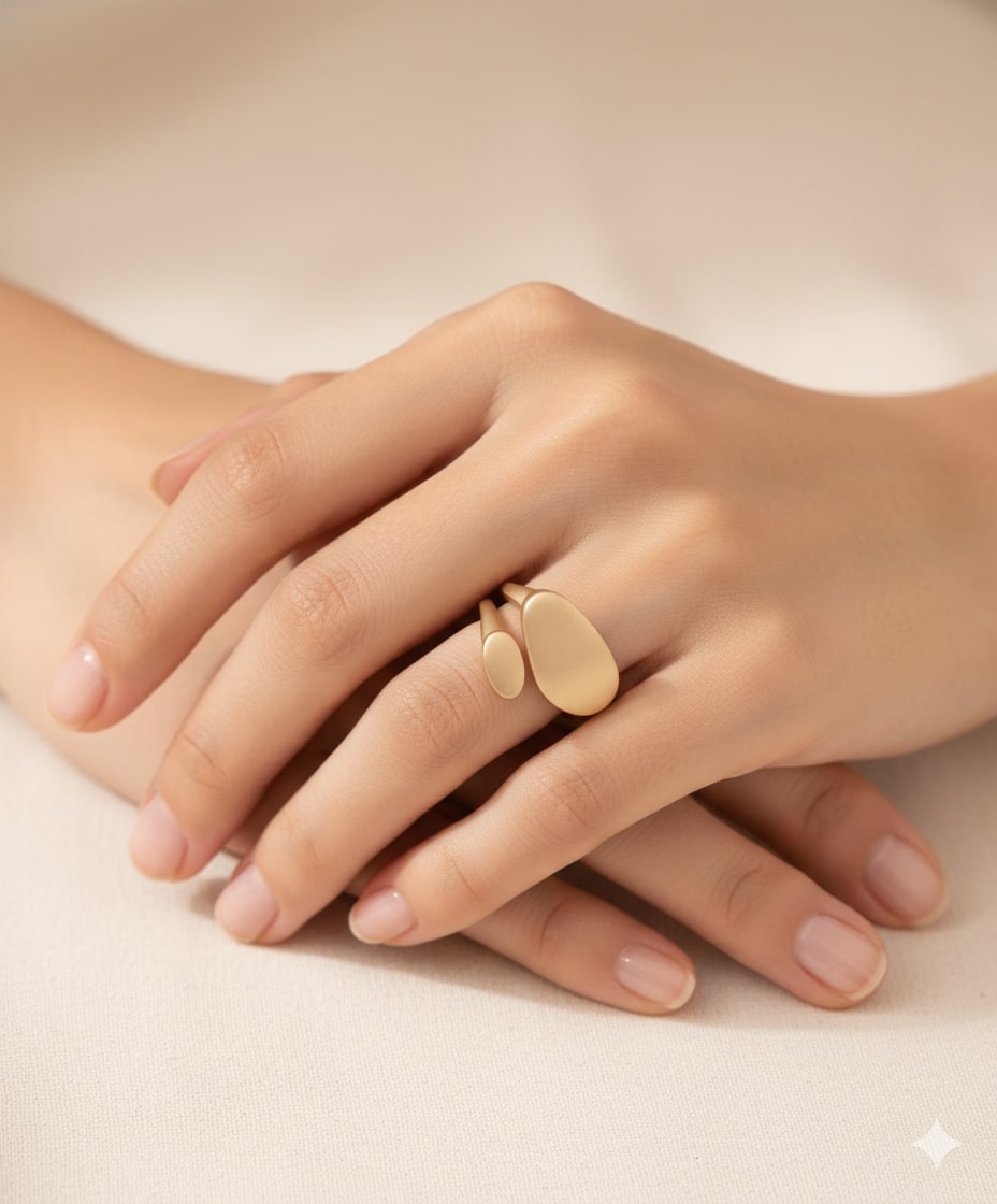 Twilight Halo Anti Tarnish Promise Ring