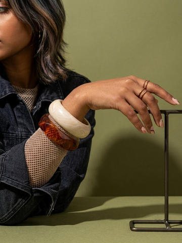 Niska Resin Bangle Stack