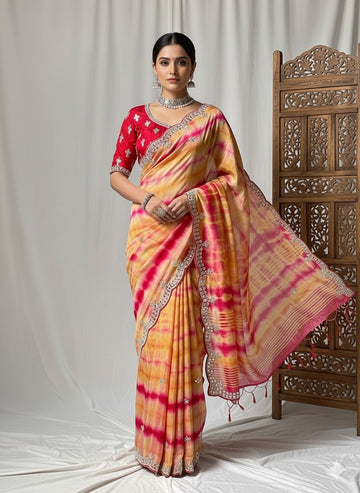 Fancy Embroidered Sarees