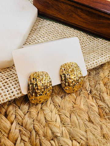 Gold Plated Anti Tarnish Dangle Earrings