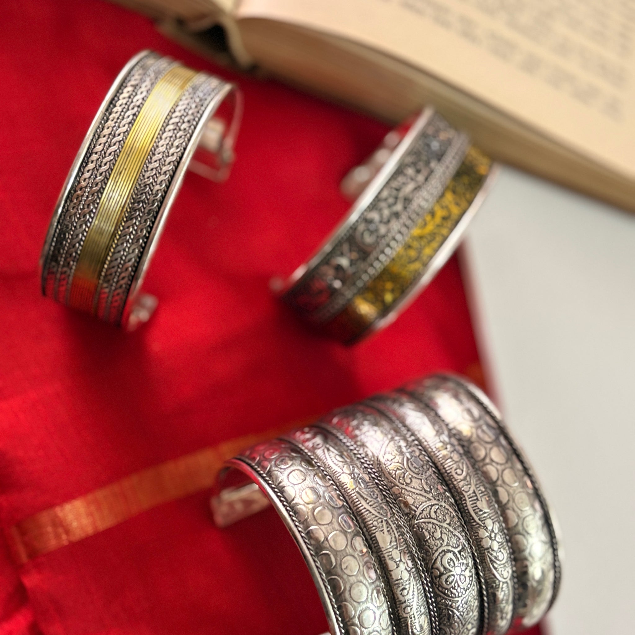 Ahana Stacked Bracelet Set of Three