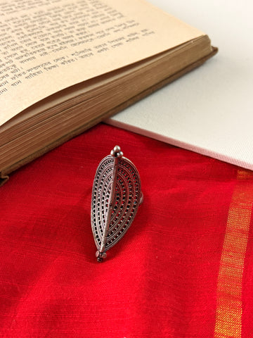 Dhanya Silver Oxidised Ring