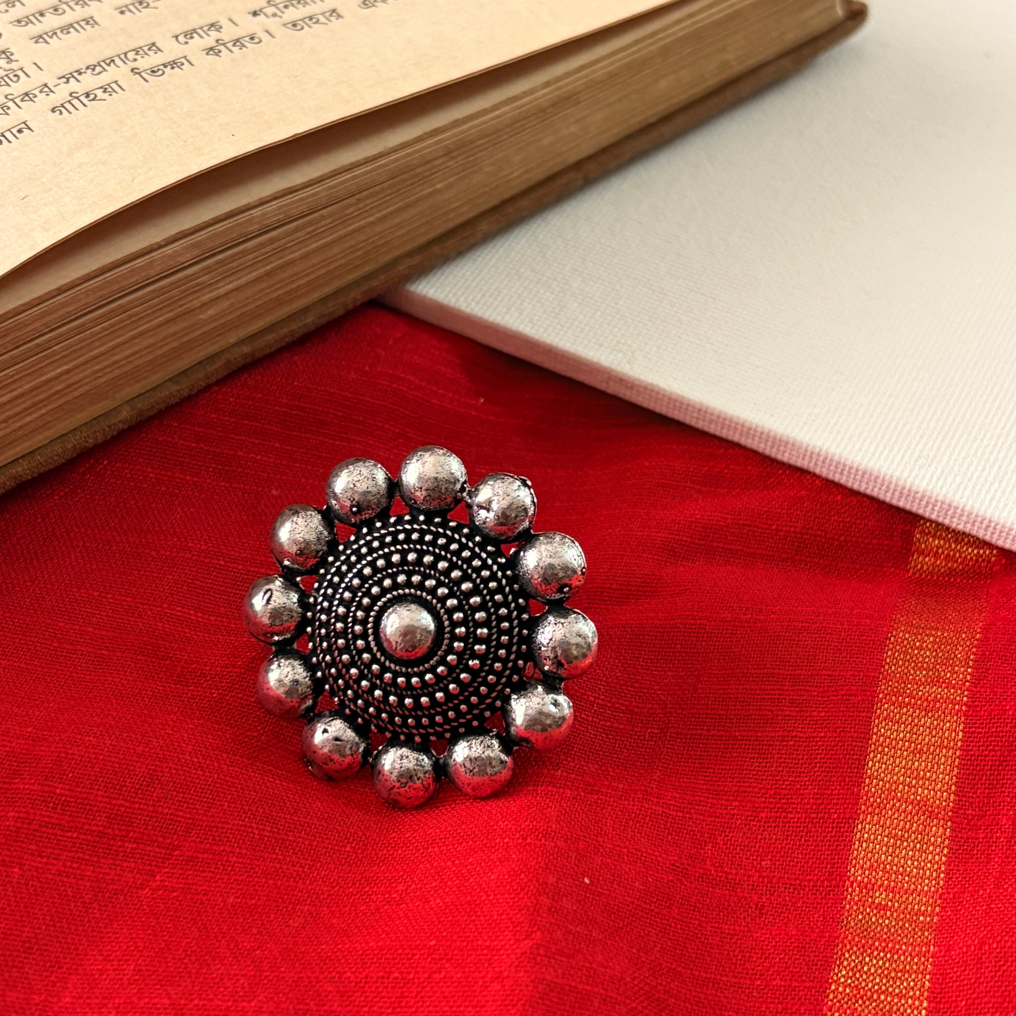 Nitya Silver Ring