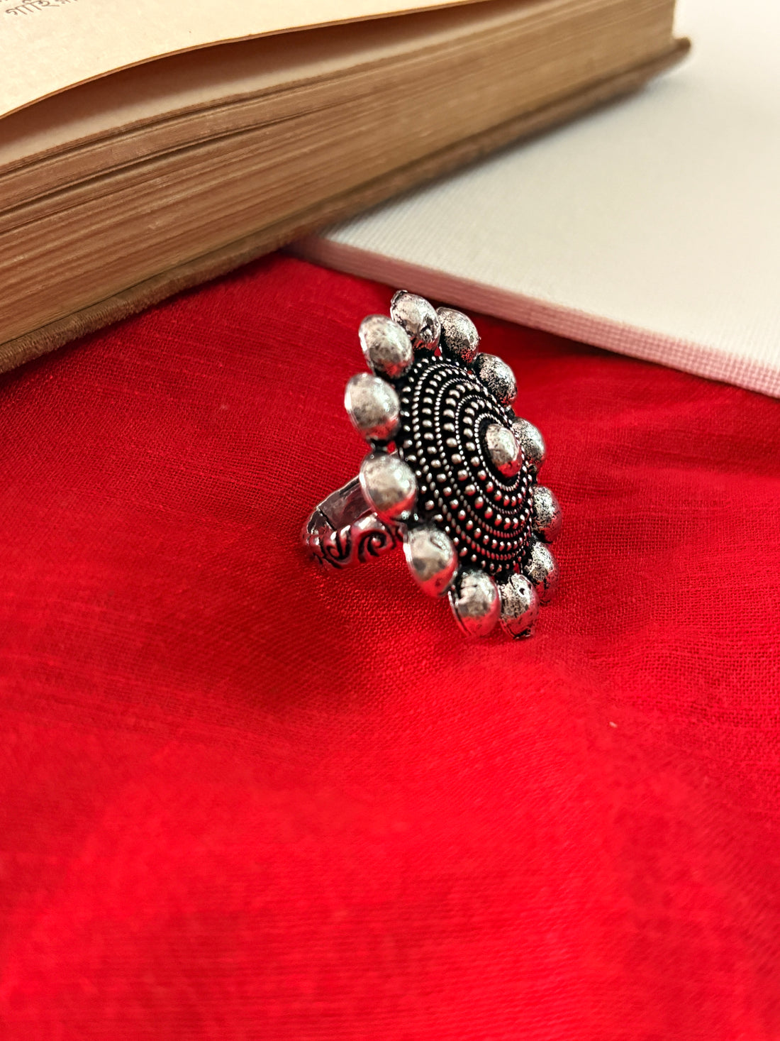 Nitya Silver Ring