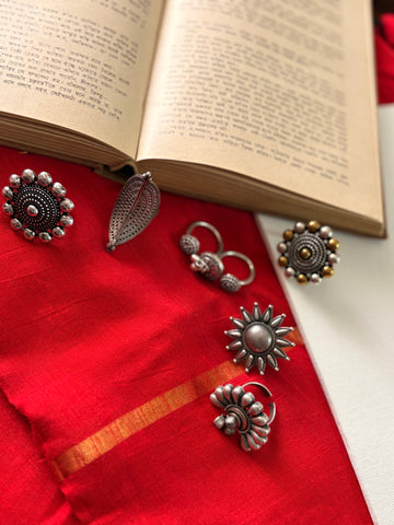 Loukya Silver Ring Set of Six