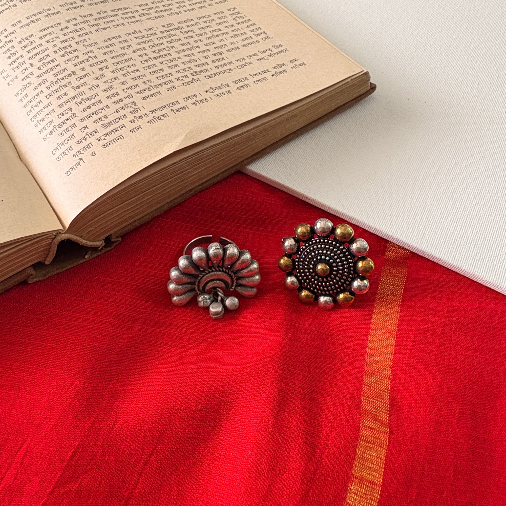 Akshya Silver Ring Pack Of Two