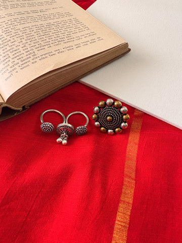 Aarya Silver Ring