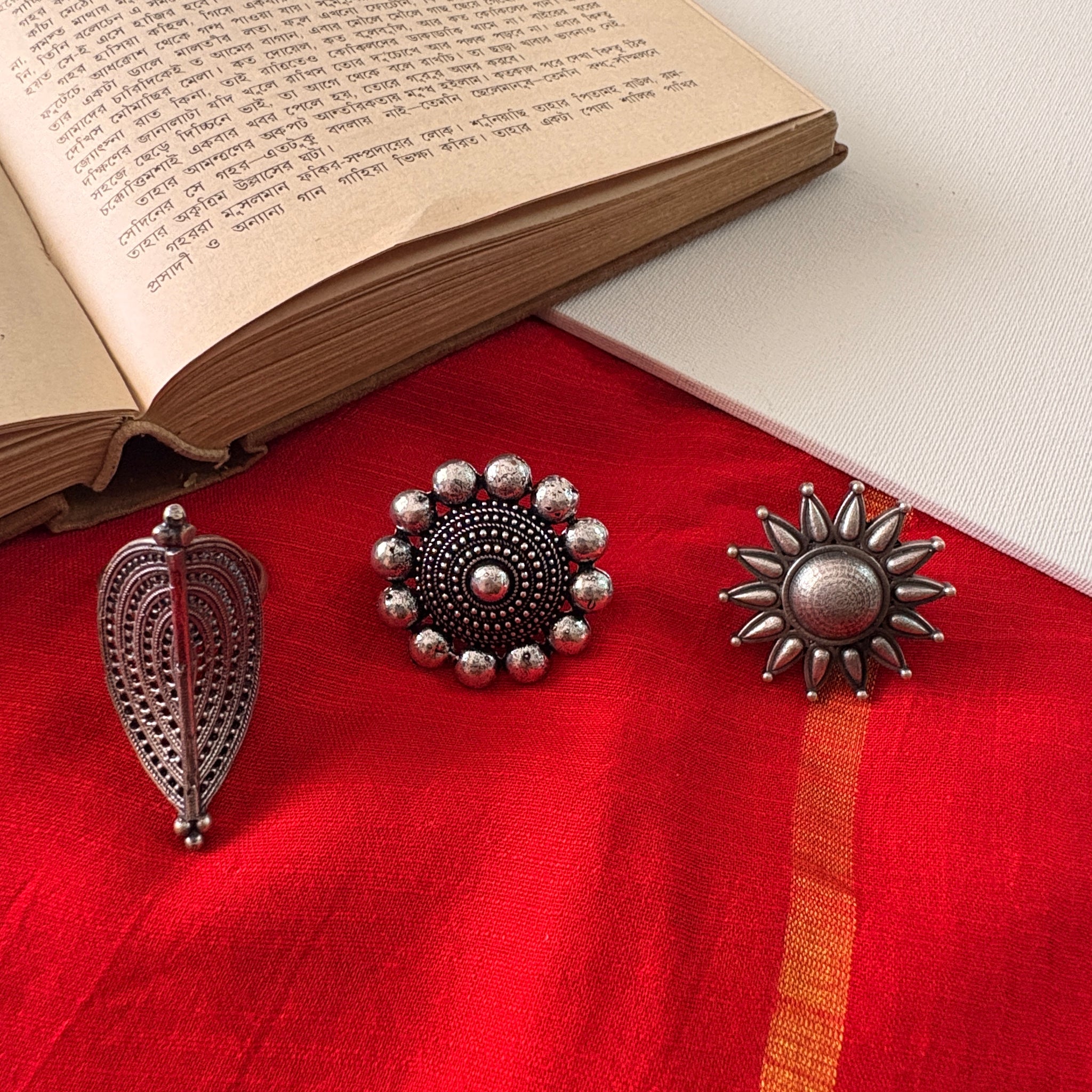 Anaya Mirror Ring Set of Three