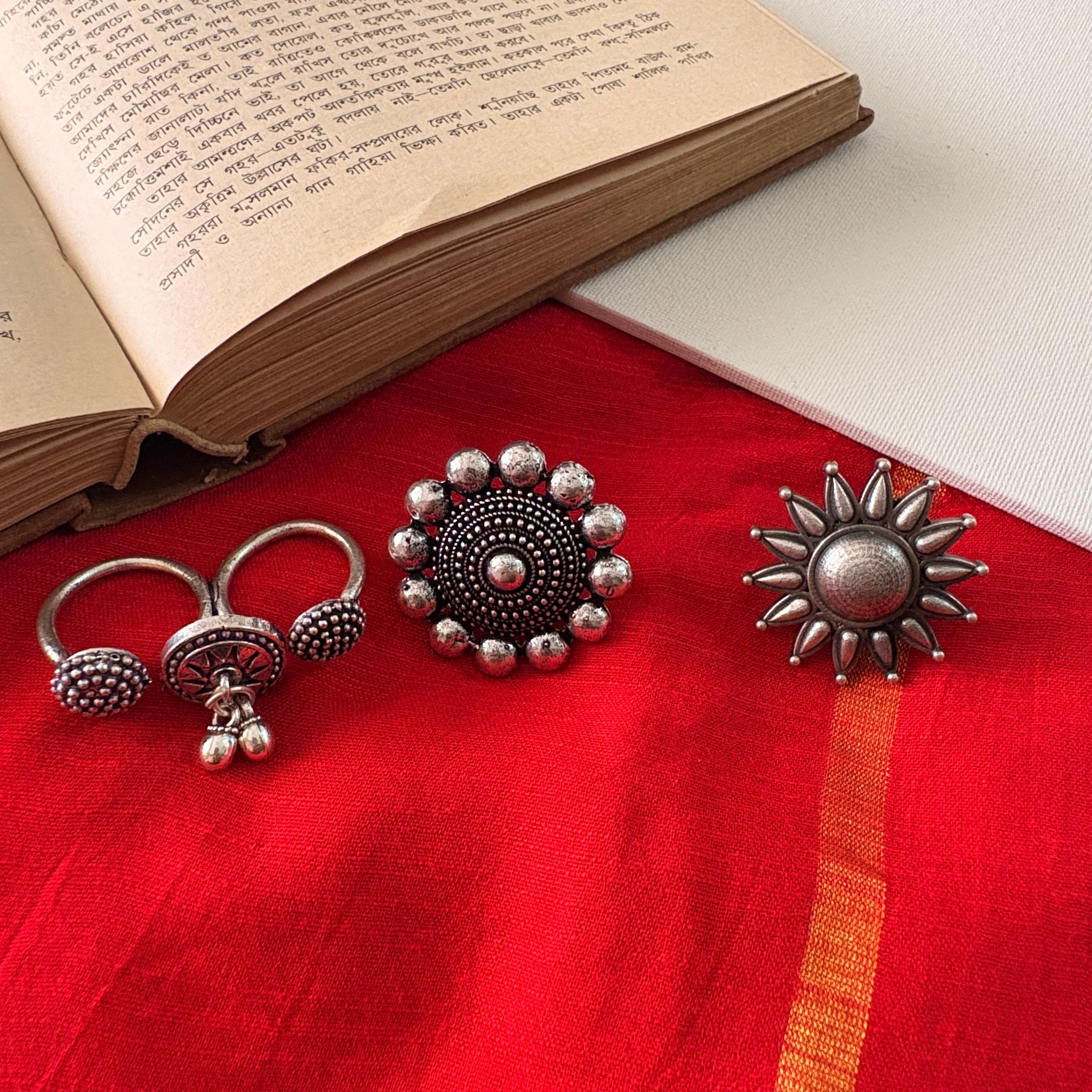 Sita Ethnic Rings Set of Three