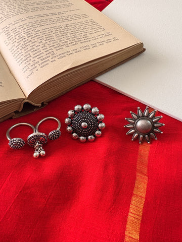 Sita Ethnic Rings Set of Three