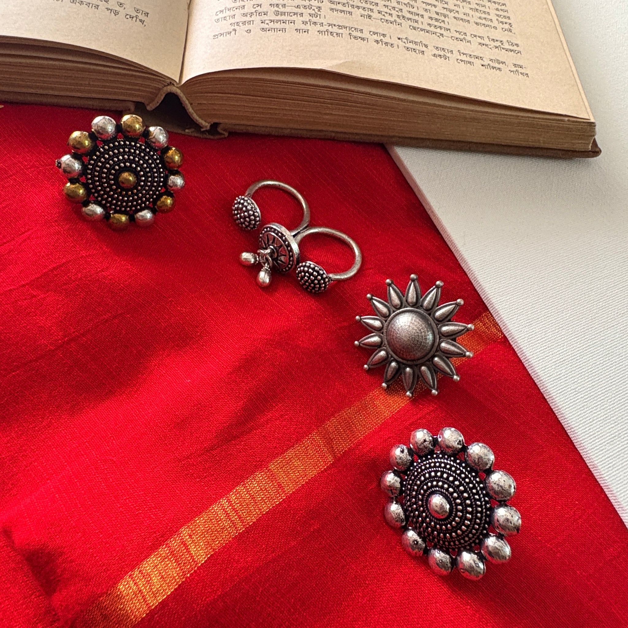 Naina Filigree Ring Pack of Four