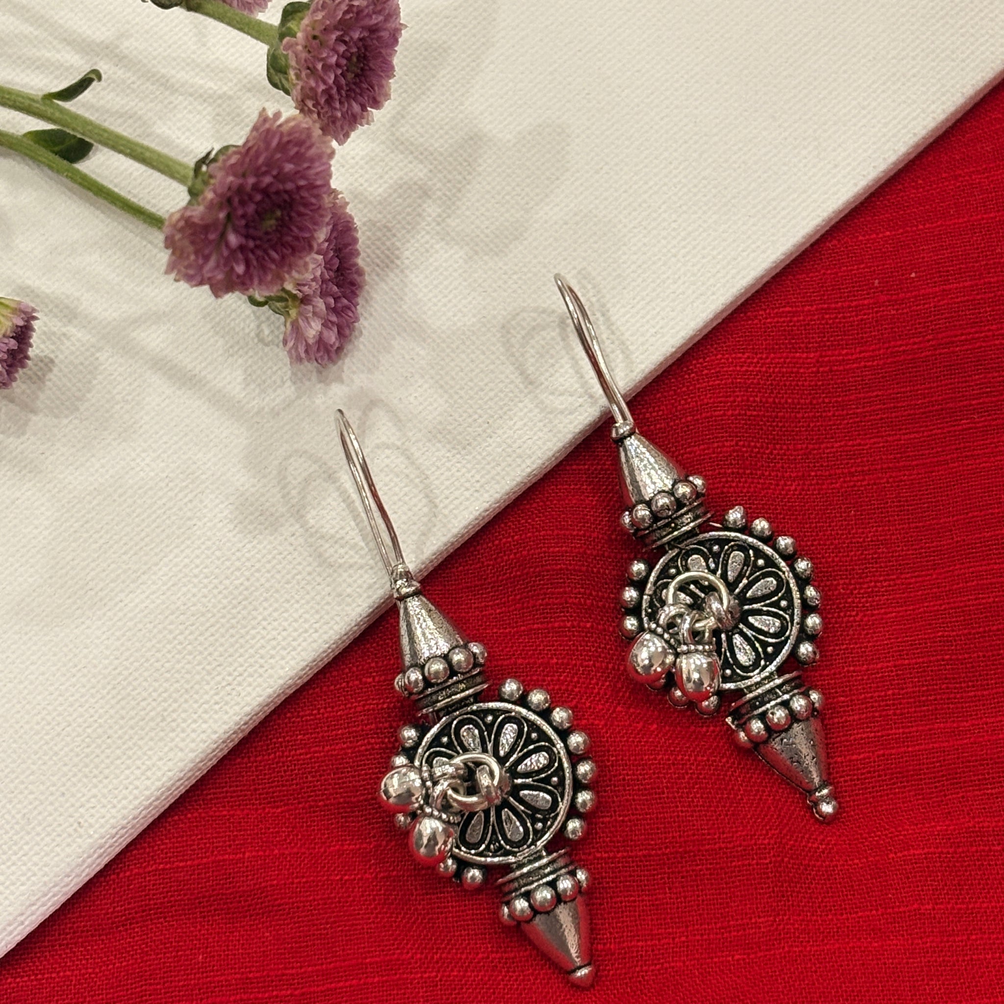 Pearl Silver Earrings