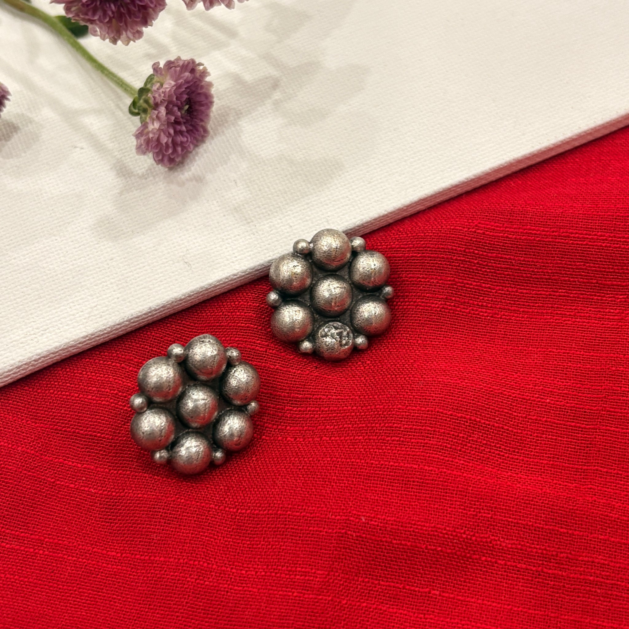 Echo Silver Earrings