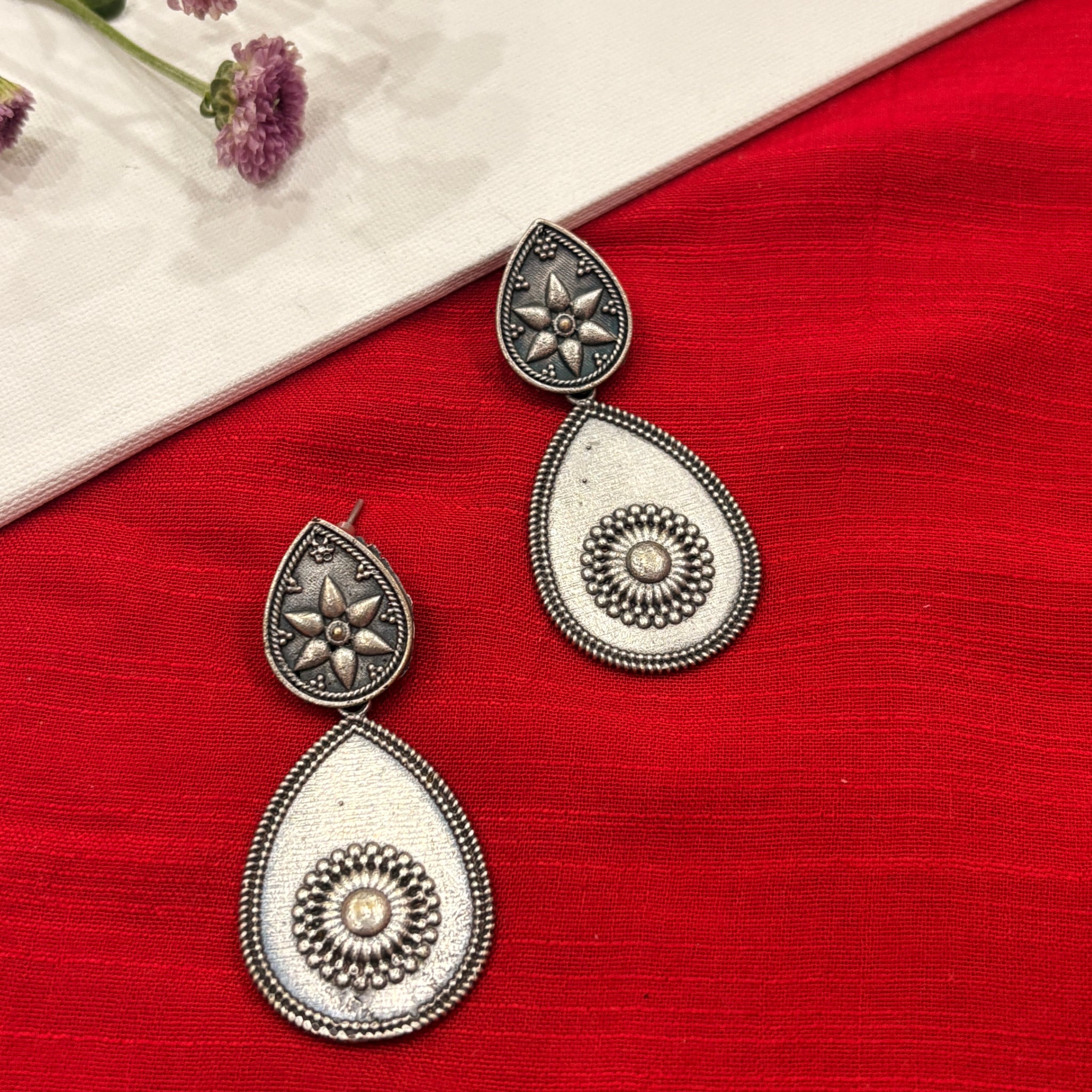 Mystic Silver Earrings
