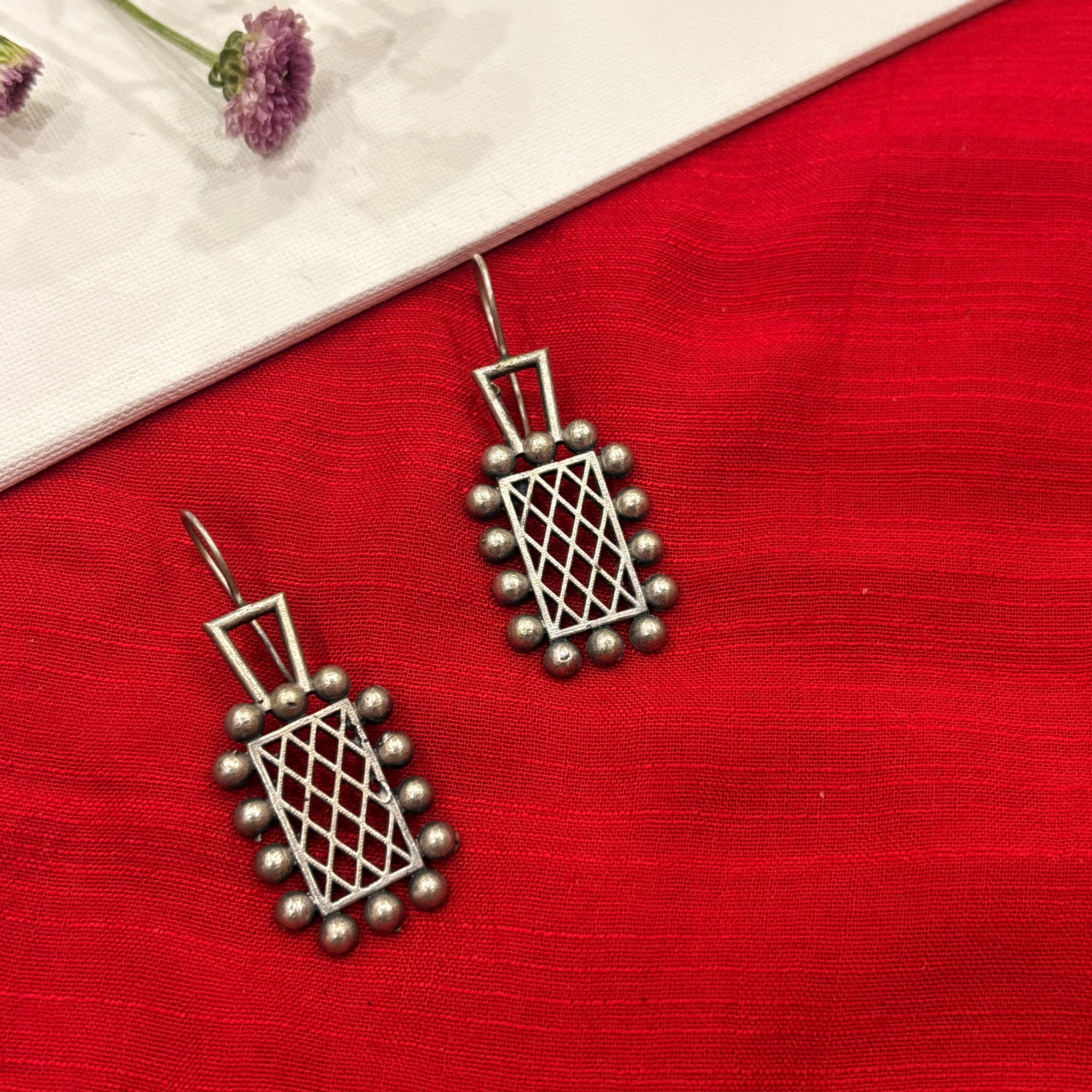 Aurora Silver Earrings