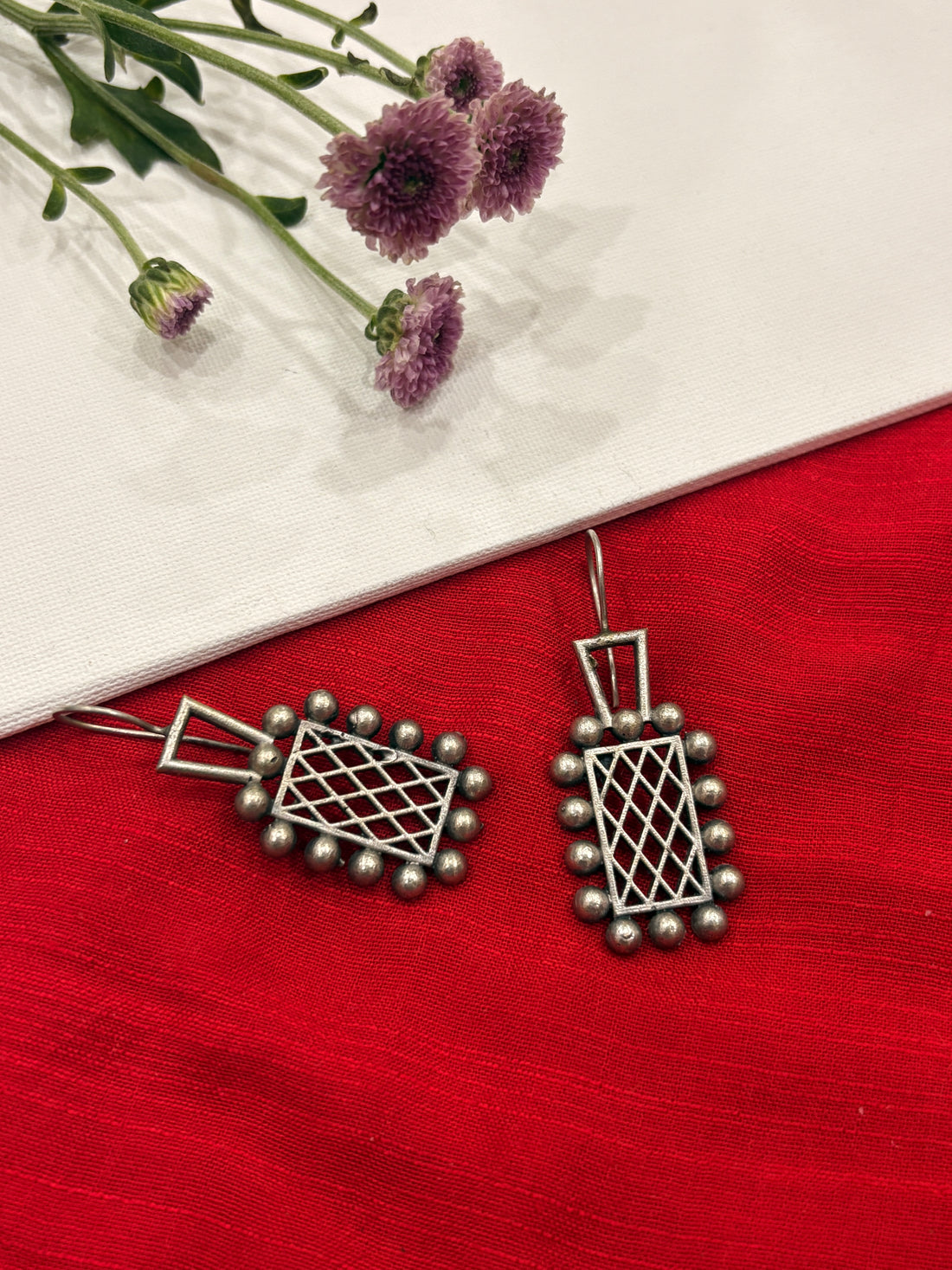 Aurora Silver Earrings