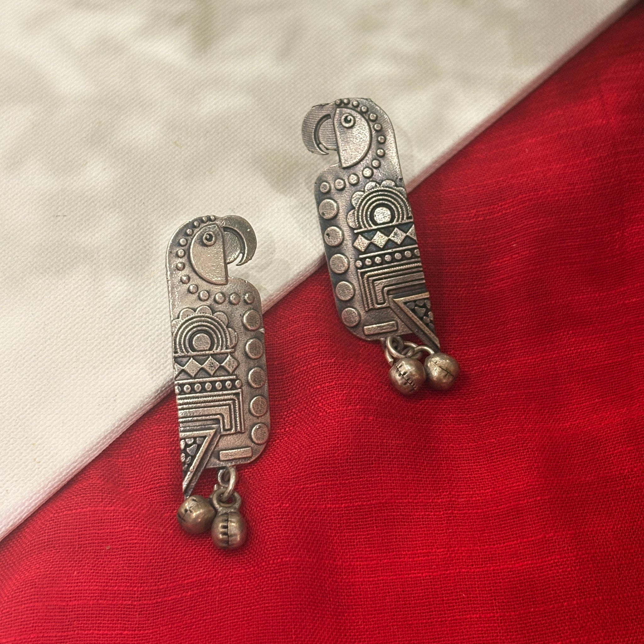 Moonbeam Silver Earrings